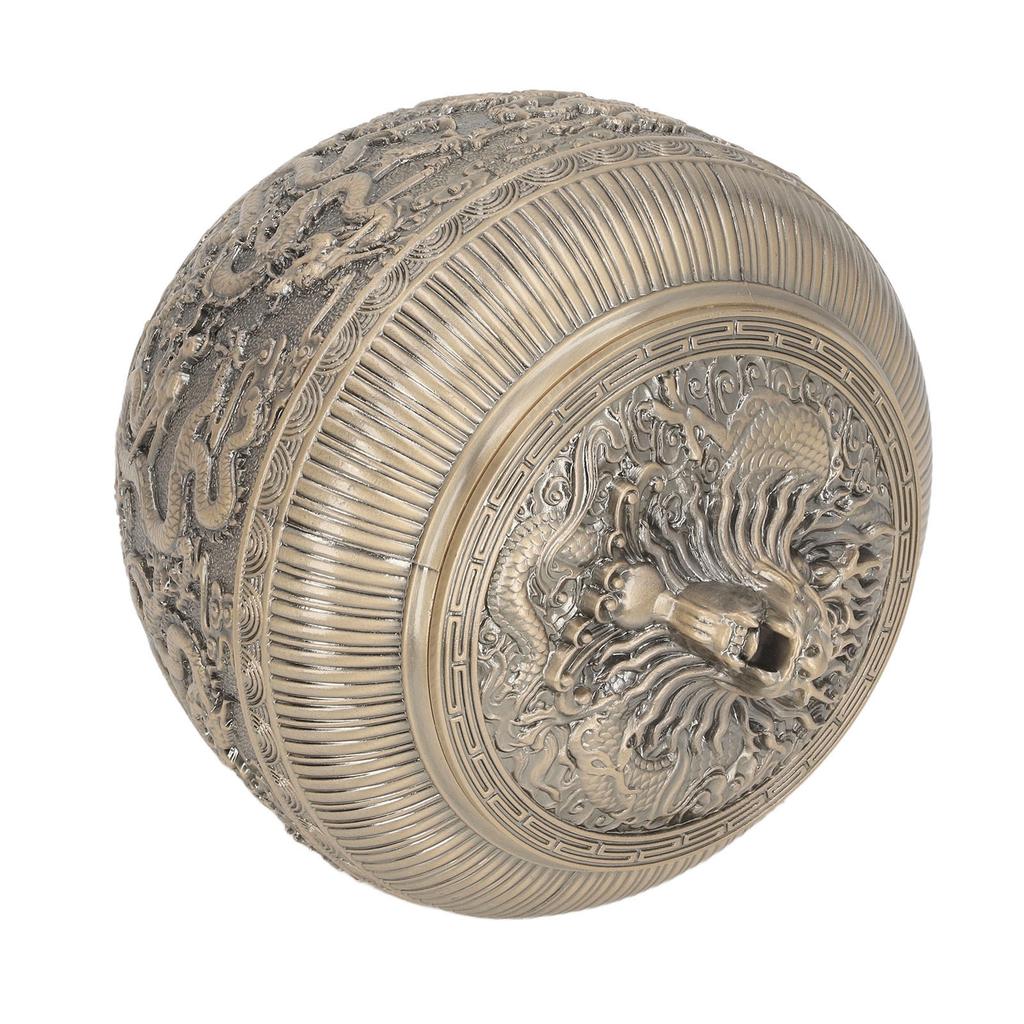 Tea Canister Vintage Alloy Tea Bag Canister Decorative Loose Tea Storage Container Multipurpose Tea Jar for Kitchen