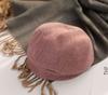 Pattern Cotton Polyester Fleece Korean Style Hat Women Beret Round Beret Winter Autumn Hat