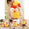 Entzückendes Cartoon-Huhn Plüschtier Kuschelpartner für Kinder Geburtstagsgeschenk Weich und lustig