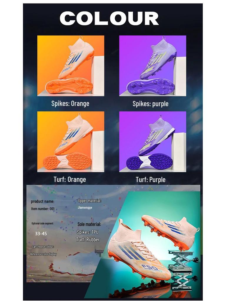 F50 Fußballschuhe AG Lange Stollen TF für Teenager & größere Kinder - Ideal für Wettkämpfe