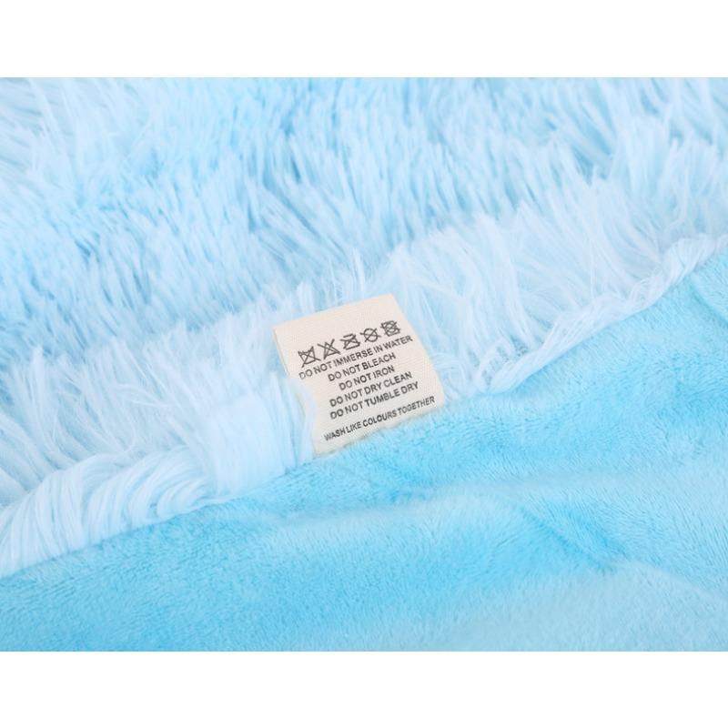 Soft Shaggy Long Fur Throw Blanket Thick Cozy Sofa Cover for Bed Living Room Nap Home Decor 200x230cm