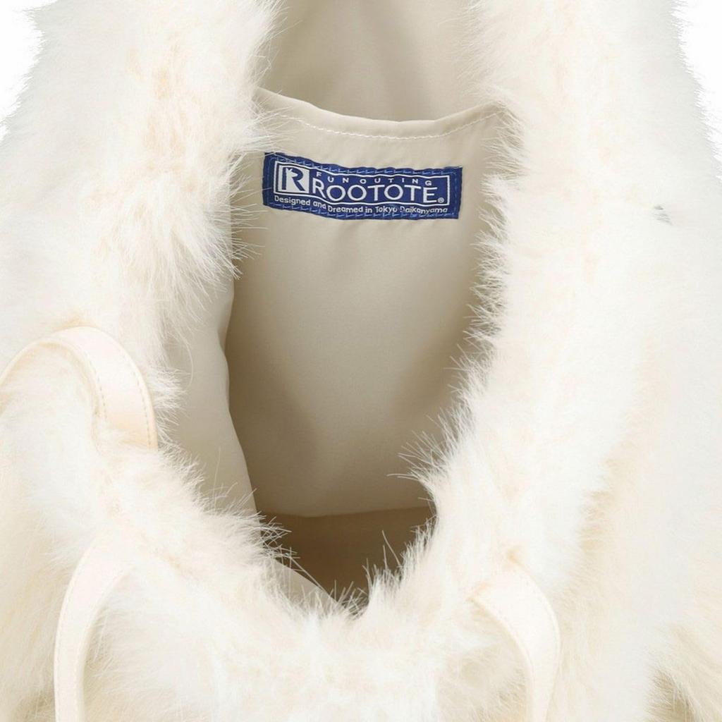 Tall 6845 Unidentified Creature Motif Faux Fur 2WAY Vertical Tote Bag EU TALL2way Crypted C 03 Shadowman [Routeto] Women's