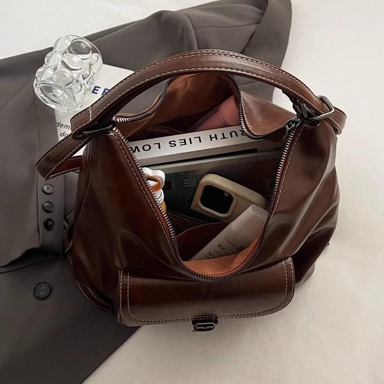 Super retro backpack bag women's autumn and winter 2025 new trendy fashion Korean version tote bag versatile large-capacity backpack