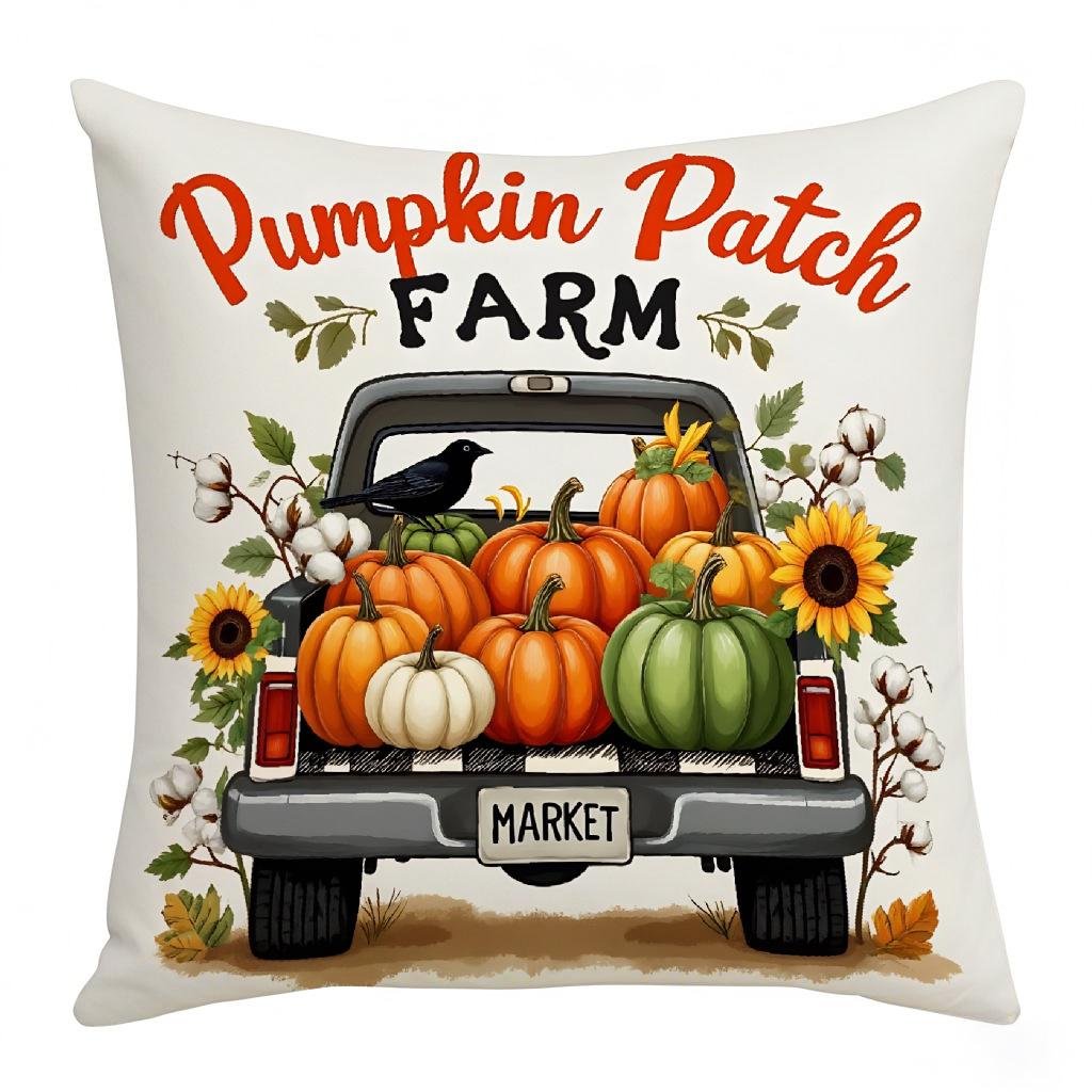 

Осенний урожай День благодарения Атмосфера Наволочка Домашняя гостиная Декоративная наволочка Наволочка 45*45cm