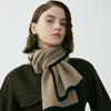 Korean Designer Premium Color Block Knit Warm Scarf Women Winter Soft Neck Warmer Elegant Style