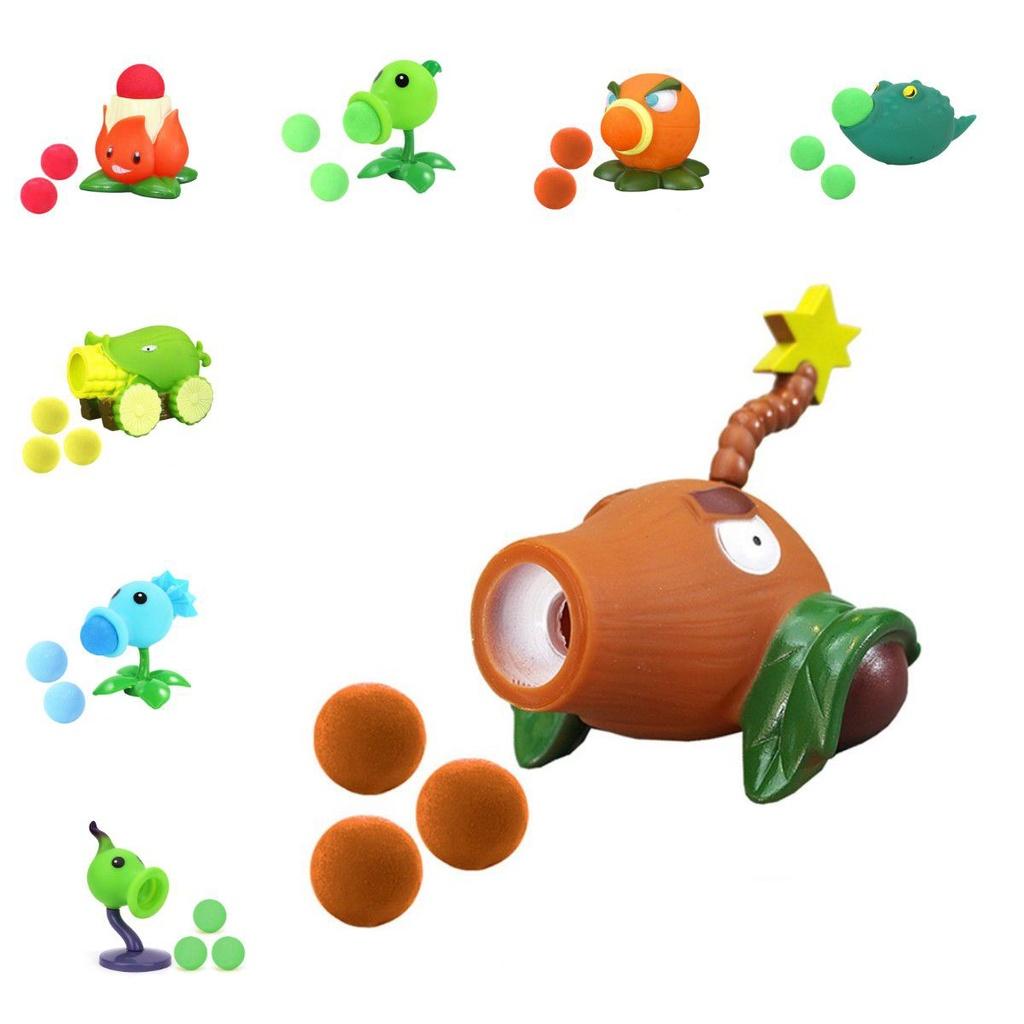 Plants Vs Zombies Pea Shooter Shooting Toy High-quality Interactive Plant Shooter For Kids