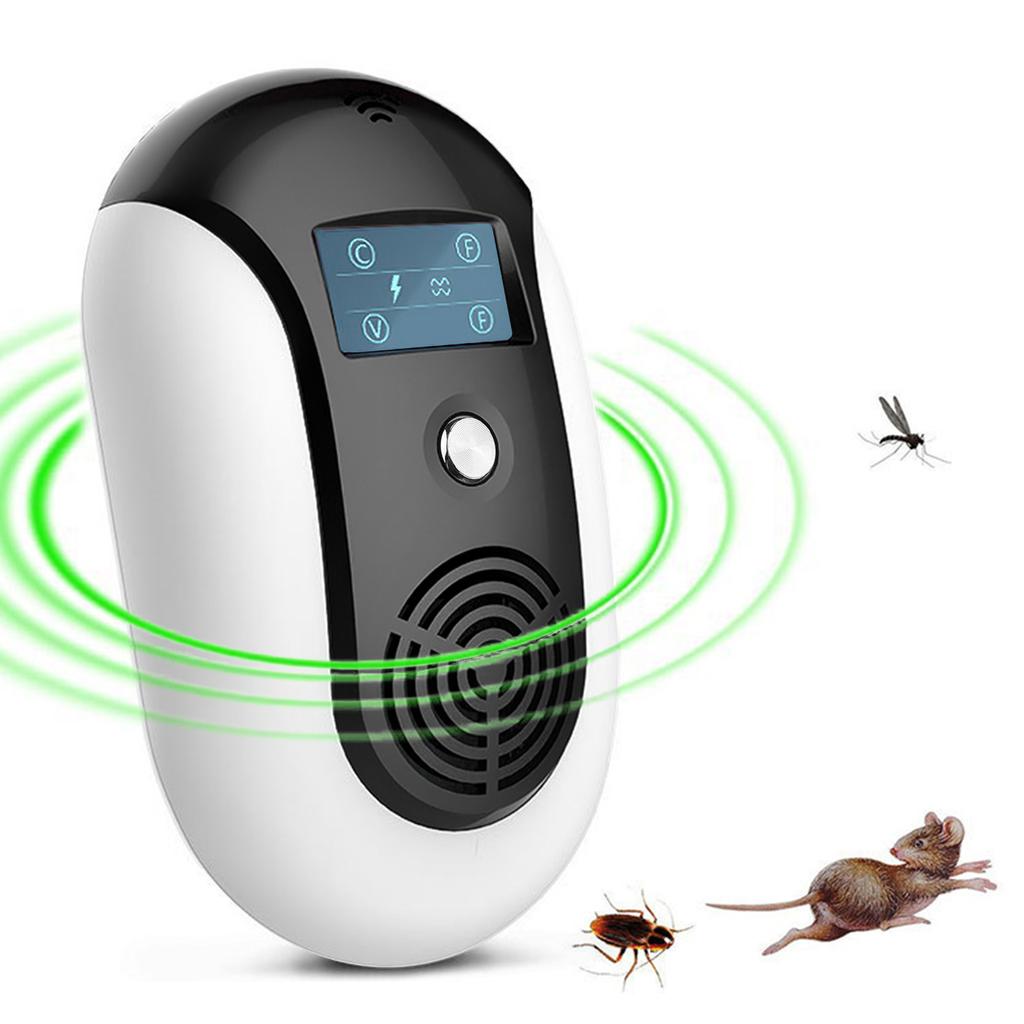 Plug in Ultrasonic Pest Repellent Portable Electric Mosquito Rat Repeller with Constant Or Variable Frequency Flashing
