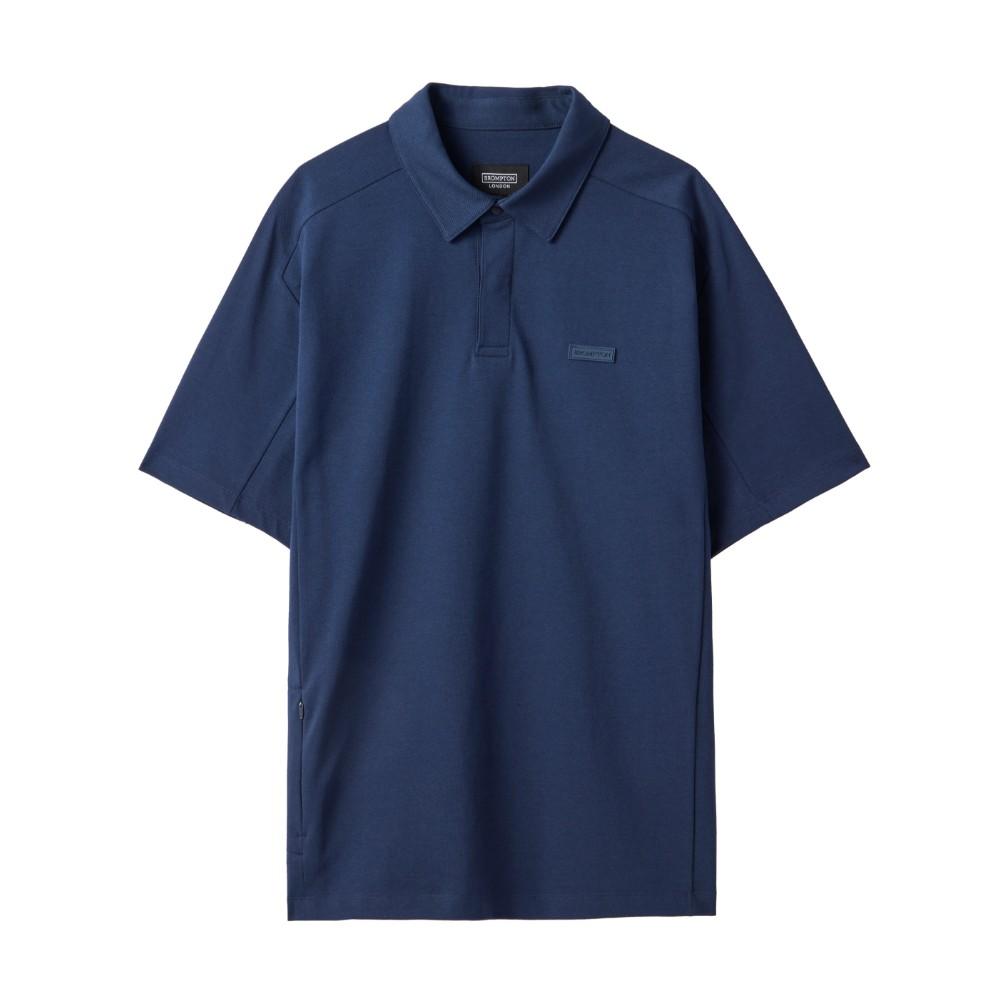 Button Collar T-Shirt - Navy (P242Mpl222) Navy/100