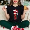 Family Matching Christmas Shirts Santa Alphabet 2026 Funny Xmas Pajamas Party Outfits for Parents Kids Family Vacation Tops Gift
