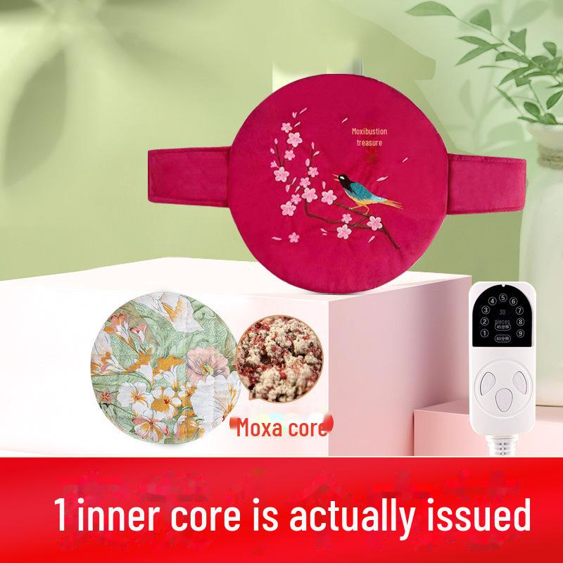 Ηλεκτρική Θερμαινόμενη Ζώνη Μοξοθεραπείας για Μέση και Κοιλιά με Ζεστή Κομπρέσα Αψιθιάς.