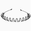 Hair Styling Tool Alice Style Casual Headwear Sports Metal Hairband Wavy Headband Black Head Hoop