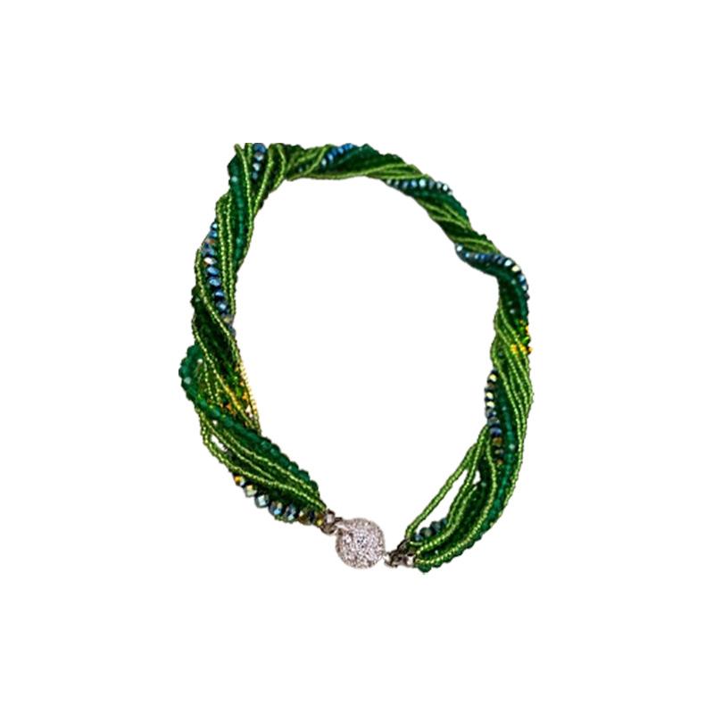 New winding multi-layer bracelet, light luxury and exquisite, with a high-end feel and exquisite temperament. Handmade decoration