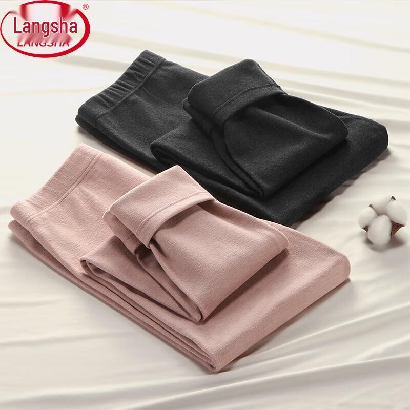 

Langsha Women s Seamless Fleece Thermal Leggings M (80-100 lbs)