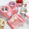 Chocolate Melting Pot with Dual Bowls, 2-Speed Temperature Fondue Maker, Chocolate Melter DIY Moulds for Cheese, Butter