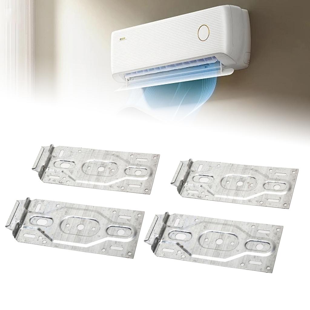 4 Stück Klimaanlagen-Wandhalterung Innen-Innengerät Hängeplatte Haken Stützhalterung Platte Ersatzteil