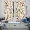 2Pcs Floral Curtain Vintage Garden Plants Herbs Flowers Botanical Classic Suitable For Living Room And Bedroom