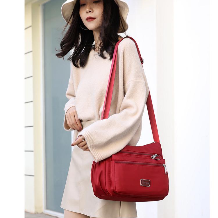 New Bag Oxford Cloth Canvas Bag Large Capacity Shoulder Bag Crossbody Bag Women's Bag