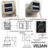 USB Type D Panel Mount Waterproof Female Socket (USB 2.0/3.0) for Digital Data Transfer