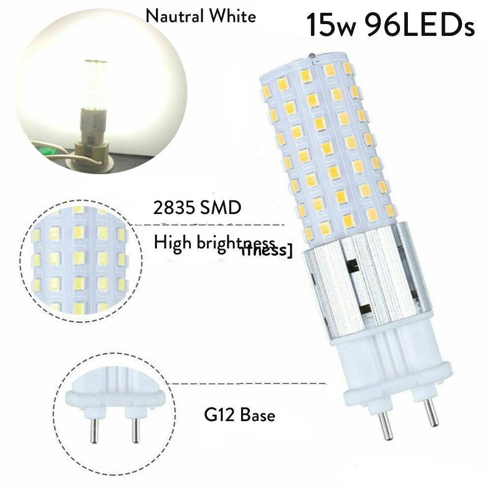 Ultra bright 15W G12 SMD 2835 96LED AC 110V 220V 240V 85V-265V Led Bulbs Lampada Bombillas Lamp Corn lights Replace Halogen