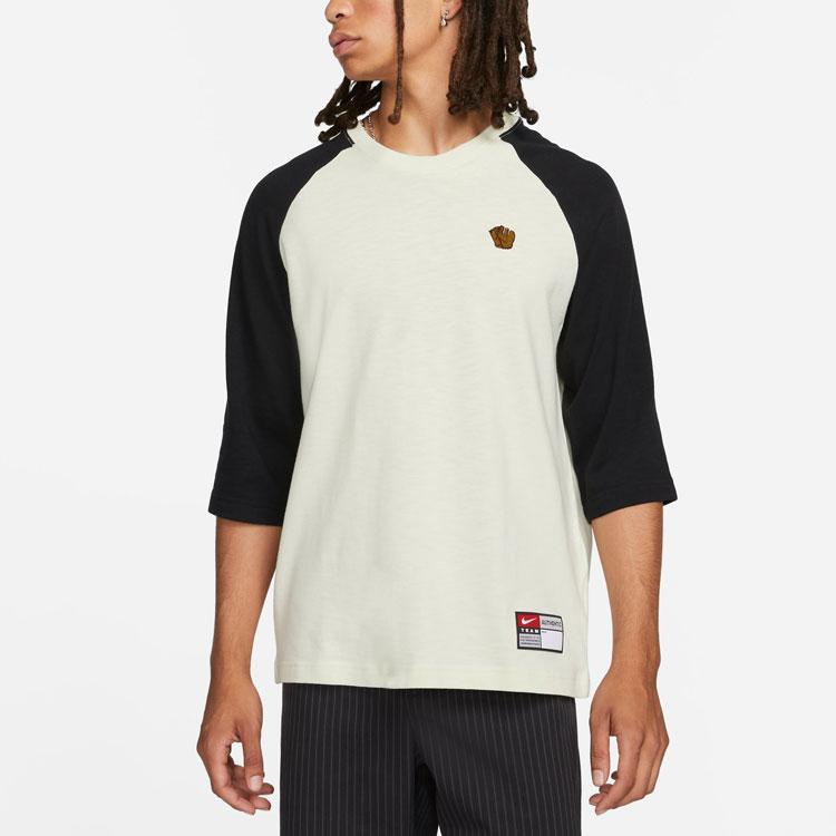 Nike Raglan Sleeve T Shirt Unisex Heather Gray DV1726-050