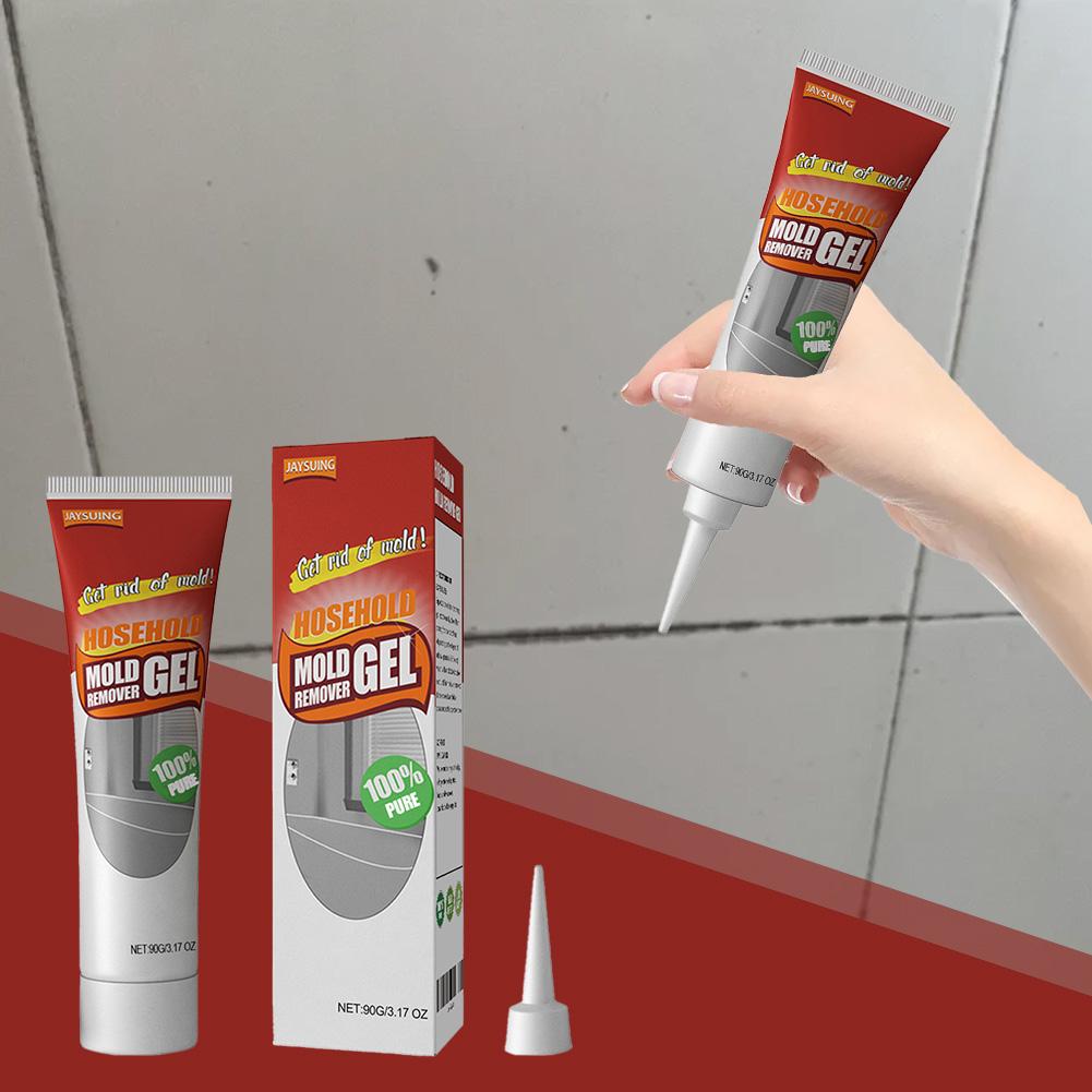 3.17 OZ Remover Gel Household Mold Stain Cleaner Mold Remover for Bathroom Household Shower Kitchen Sinks