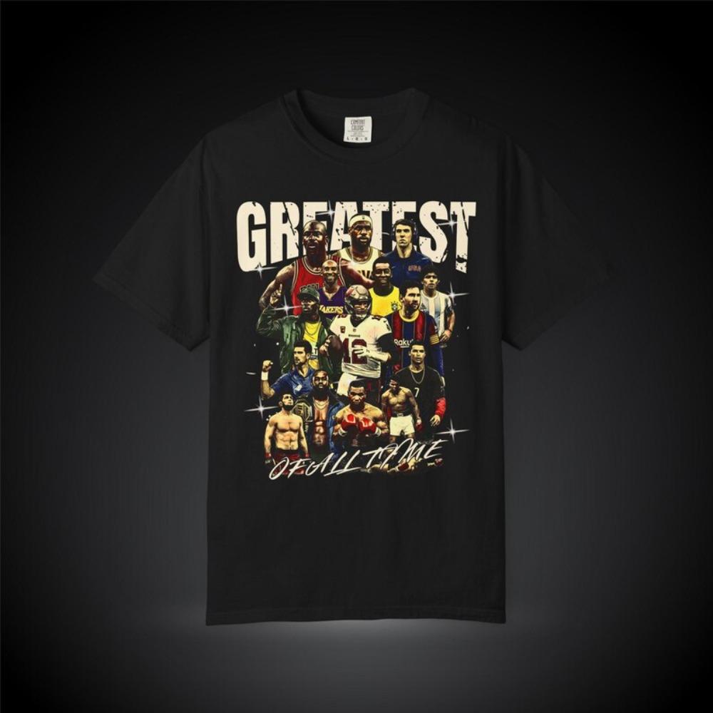 Lionel Messi Inter Miami Rosa Text Collage Grafik T-Shirt, Unisex Oversized Streetwear, Fußball Fan Geschenk