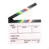 Clapperboard TV Film Movie Clapboard Black Board with White and Stripe - & Colorful