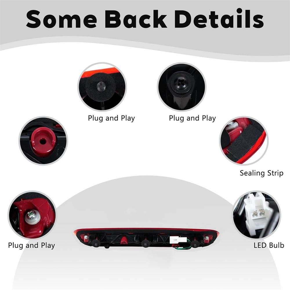 Feu Stop LED Haut Niveau Troisième 3ème Feu Stop Arrière Pour KIA Sportage 2005-2009