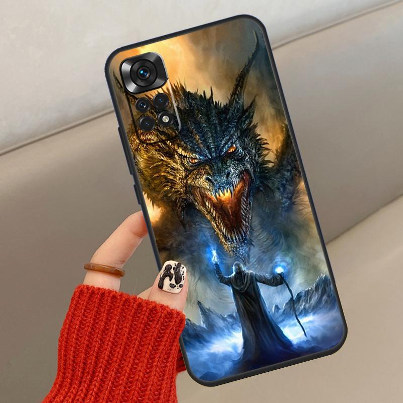 Dragon Cool Art Case For Xiaomi Redmi Note 14 13 12 11 10 15 Pro Plus Cover For Redmi 15 15C 12C 10C 13C 14C
