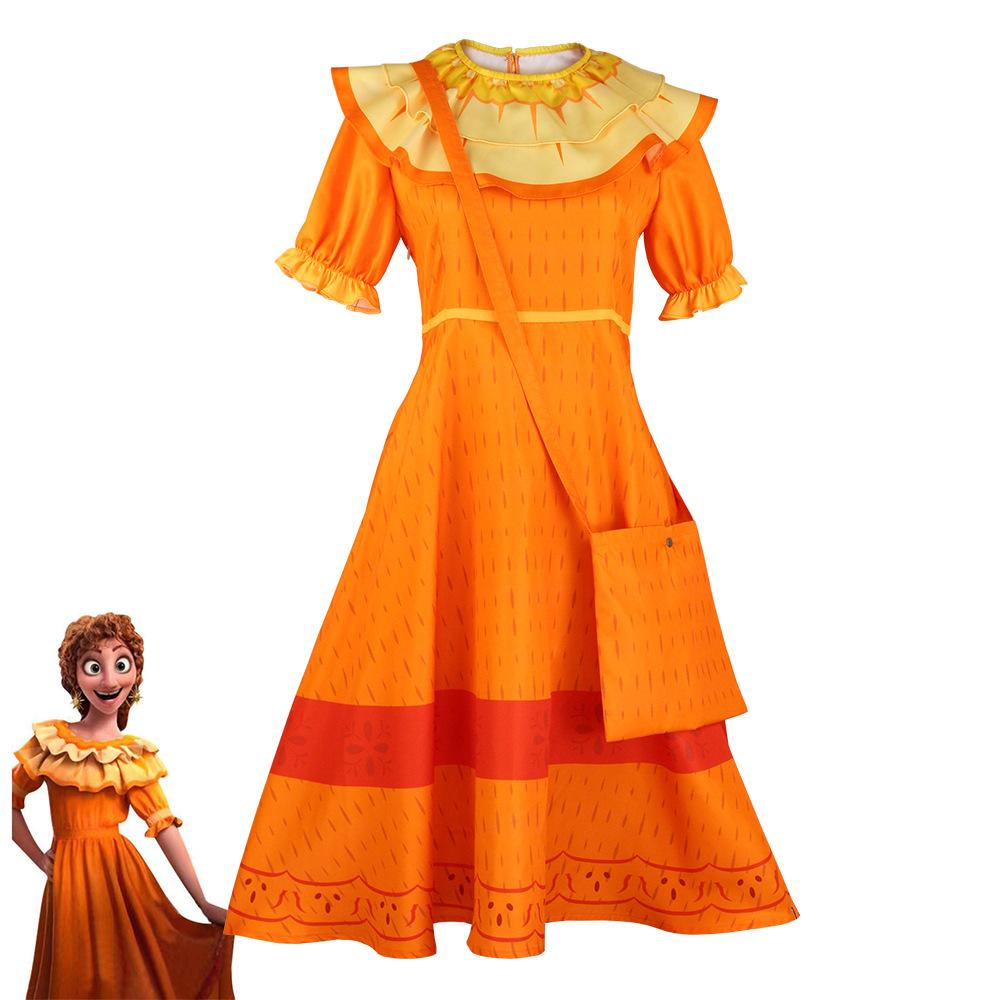 Magical House Full Princess Isabella Cosplay Costume Dress Children For