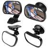 Baby Mirror 2 in 1 Mini Children Rear Convex Mirror Car Back Seat View Adjustable Auto Kids Monitor Car Accessories