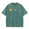 Star Snake Tops Tees Funky Round Collar Outdoor Short Sleeve Pure Cotton Womens Retro Washed T Shirts Funny Washed Tops Tees