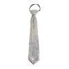 Glittering Rhinestones JK Necktie Knot Free for Women Men Shimmering Neck Tie Club Party Necklace Tie Costume Neckwear