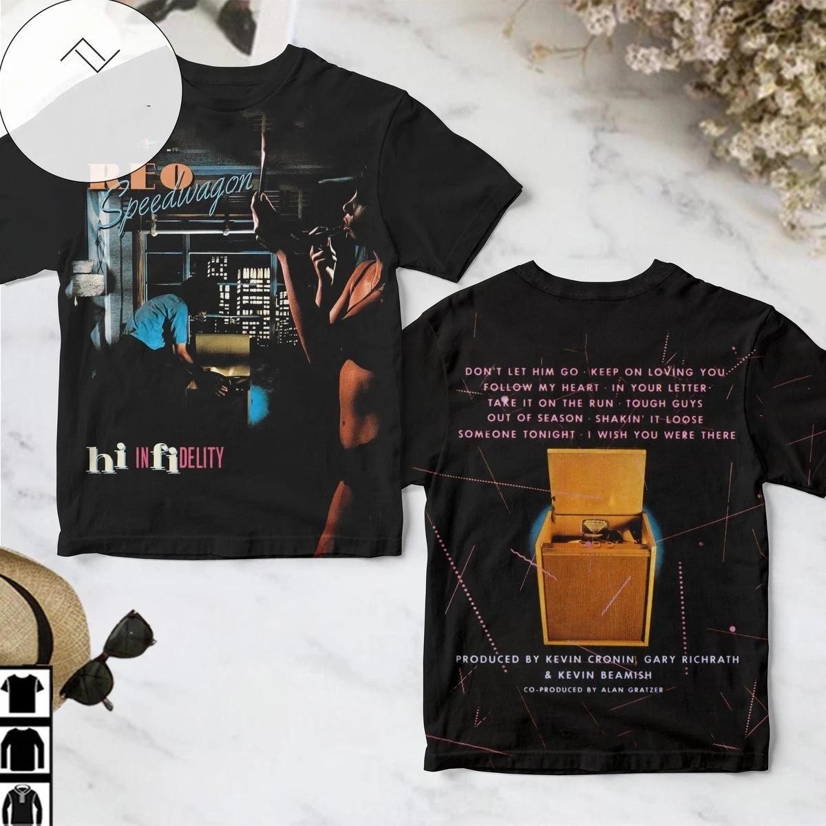 album REO Speedwagon 3D SHIRT black SHIRT All sizes S-5Xl XXL