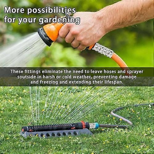 Gettoreach Stainless Steel Garden Hose Quick Connect Fittings Set