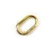 4Pieces Oval Snap Clips for Keychains Hook Buckles and Purse Strap Extender Metal Spring O Rings Clips Carabiner Clips