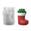 Food Grade Silicone Christmas Mould for Handmade Candle Craft Art Projects Easy Releases