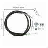 Parking Brake Cable Repair Kit Metal Fittings Emergency Assembly
