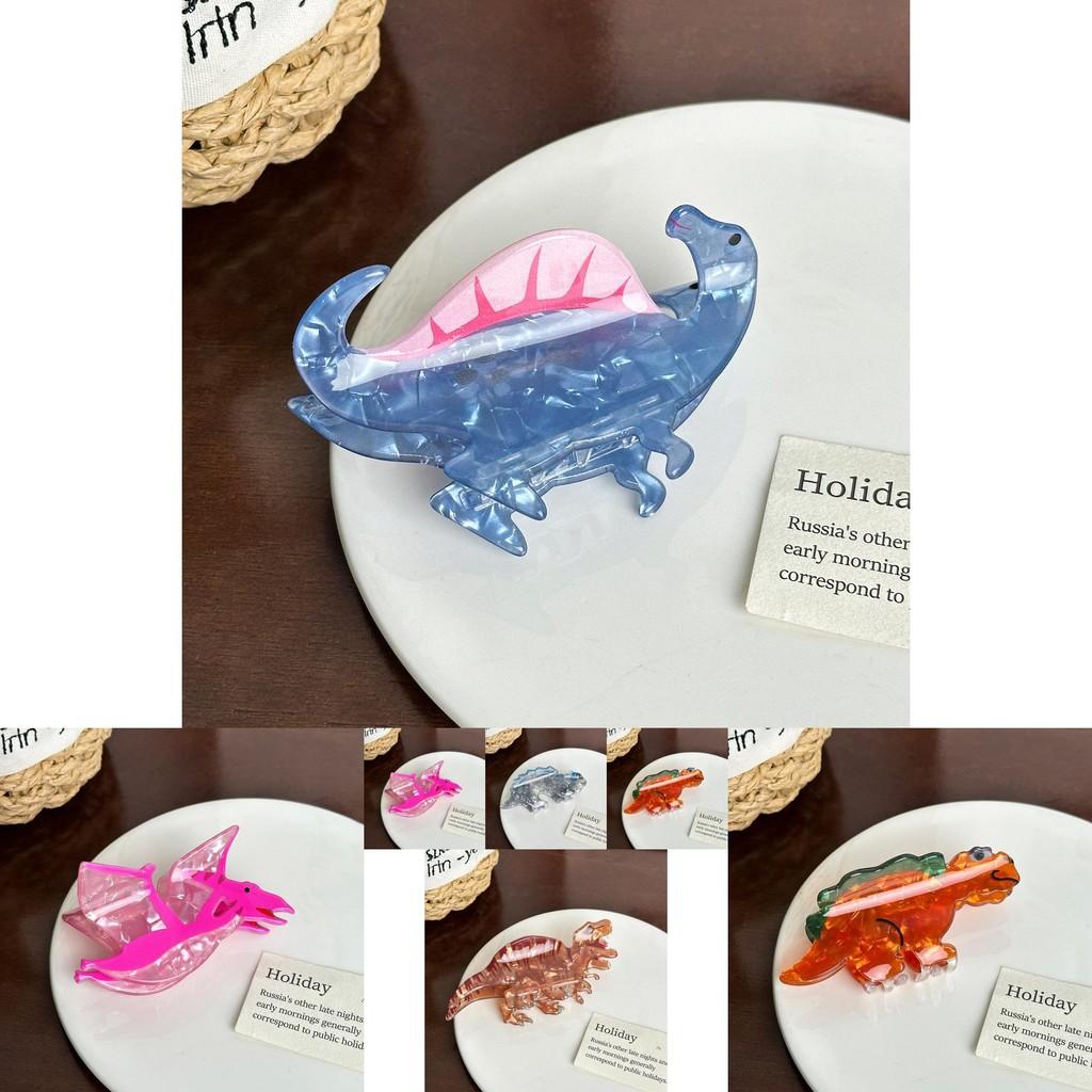 High-quality Acrylic Hair Claw Clip With Fun Dinosaur Theme Perfect For Winter Fashion