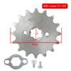 Motorcycle 420 17mm 10 11 12 13 14 15 16 17T Front Engine Sprocket For Dirt Pit Monkey Dax Bike Go Kart ATV Quad Motocross