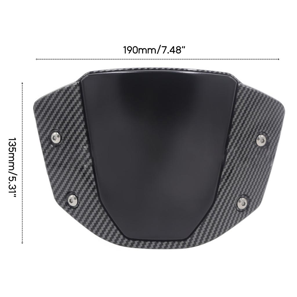 Extensie parbriz motocicletă Parbriz motocicletă Flux de aer Deflector de vânt pentru parbriz potrivit pentru CB650R CB1000R 2019-2020