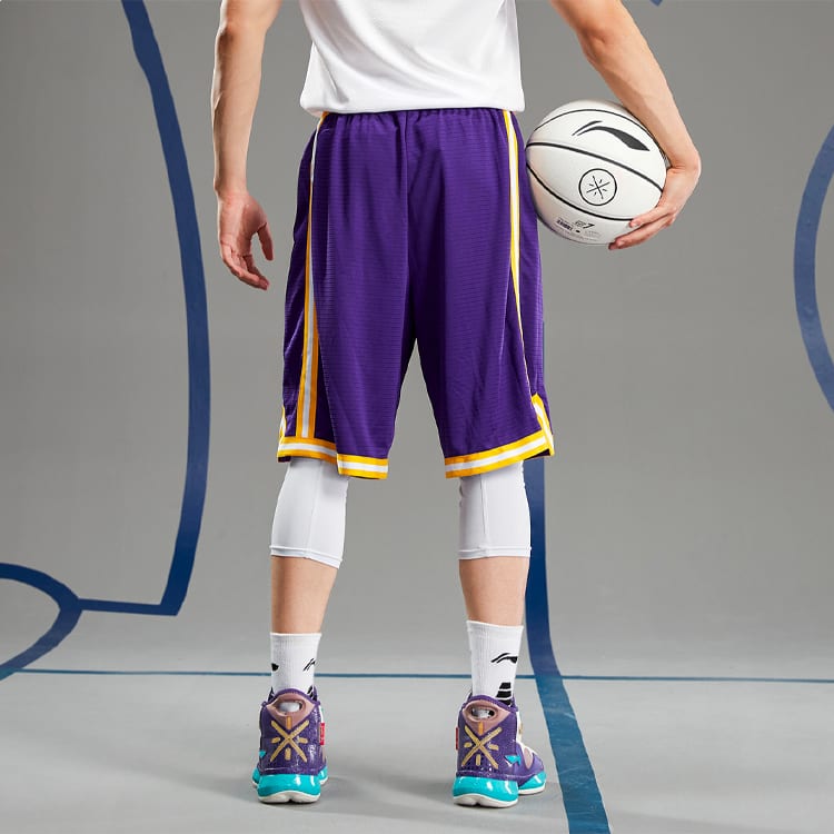 Li Ning Sports Basketball Collection Basketball Shorts Men's AAPR353-5