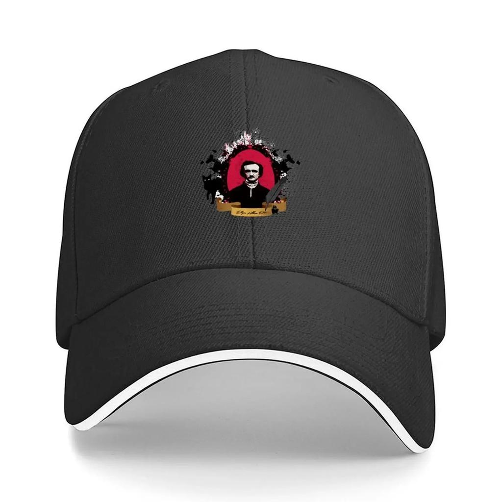 Beautiful Model Edgar Art Allan Poe Gift Movie Fans Baseball Cap Luxury Cap Sunhat Anime Unisexs Caps Womens