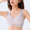 Thin Large-sized Seamless Lingerie Women's Gathering Bra Without Underwire Strapless Bra Push Up Bra