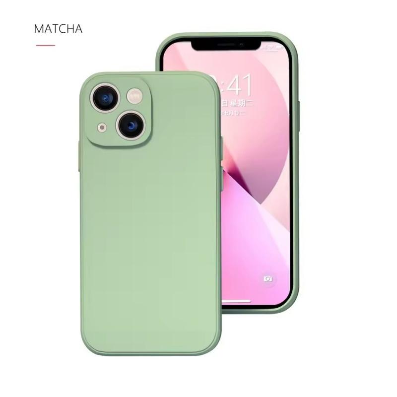 Handyhülle für iPhone 16 15 14 Plus 13 12 Mini 11 Pro Max Xs X Xr 7 8 Bonbonfarbe Original Flüssigsilikon Weicher Schutz Rückseite