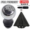 Gear Shift Knob Sports Lever 5 6 Speed For Peugeot 106 206 306 406 107 207 307 407 301 308 2008 3008 1007 Citroen C2 C3 C4