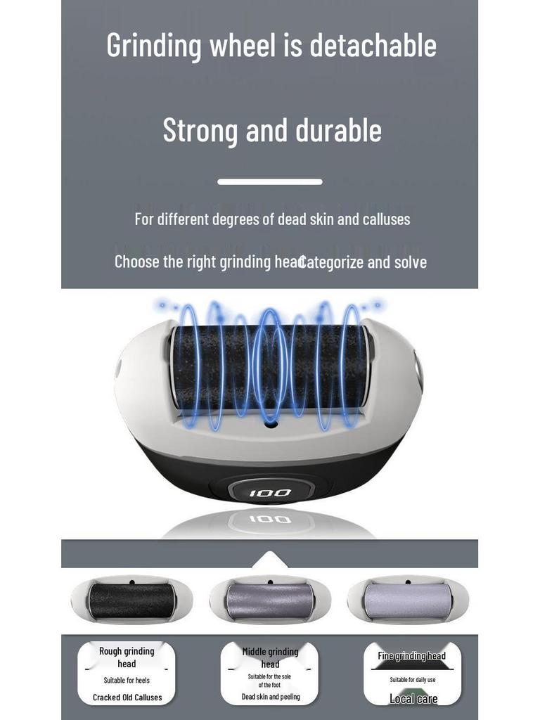 Electric Foot Callus Remover with Digital Display