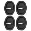 4/12pcs Car Door Lock Shock Absorber Cushion Crash Protection Cushion Seal Guard Plug Silicone Crash Protection Kit Accessories Interior Mirrors 6