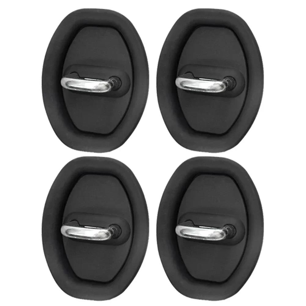 4/12pcs Car Door Lock Shock Absorber Cushion Crash Protection Cushion Seal Guard Plug Silicone Crash Protection Kit Accessories Interior Mirrors 6