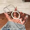 Luxury Gold Magsafe Transparent Case For iPhone 11 12 13 14 15 16 Pro Max Plus Magnetic Wireless Charge Shockproof PC Hard Cover